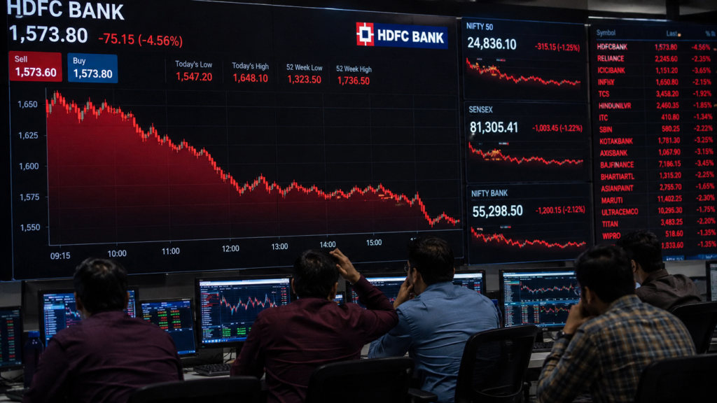 Why HDFC Bank Shares Fell Today